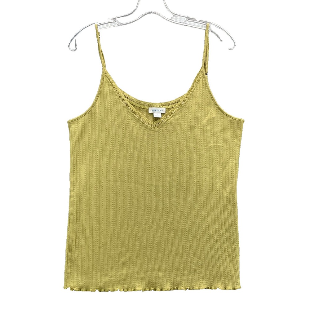 Madewell Olive Green Ribbed V-Neck Cami